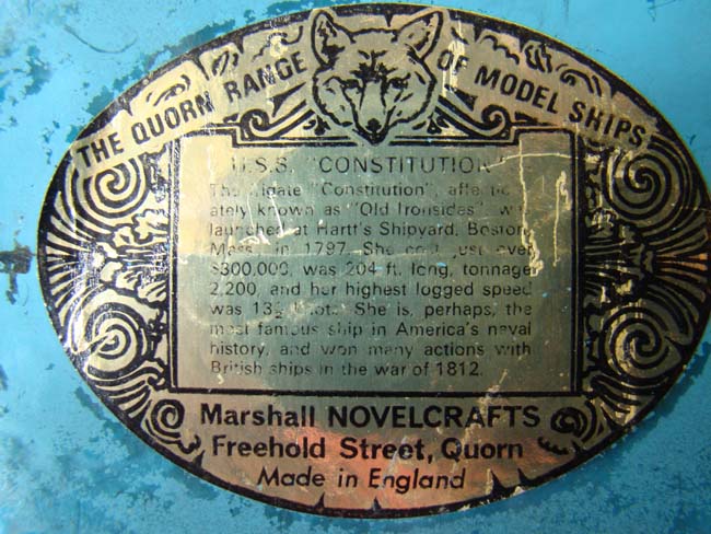 A model of the USS Constitution in a bottle made circa 1960-1970 — image 4